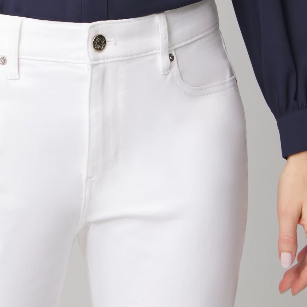 WHBM Mid-Rise Everyday Soft Denim™ Girlfriend Jeans - Picture 2 of 9